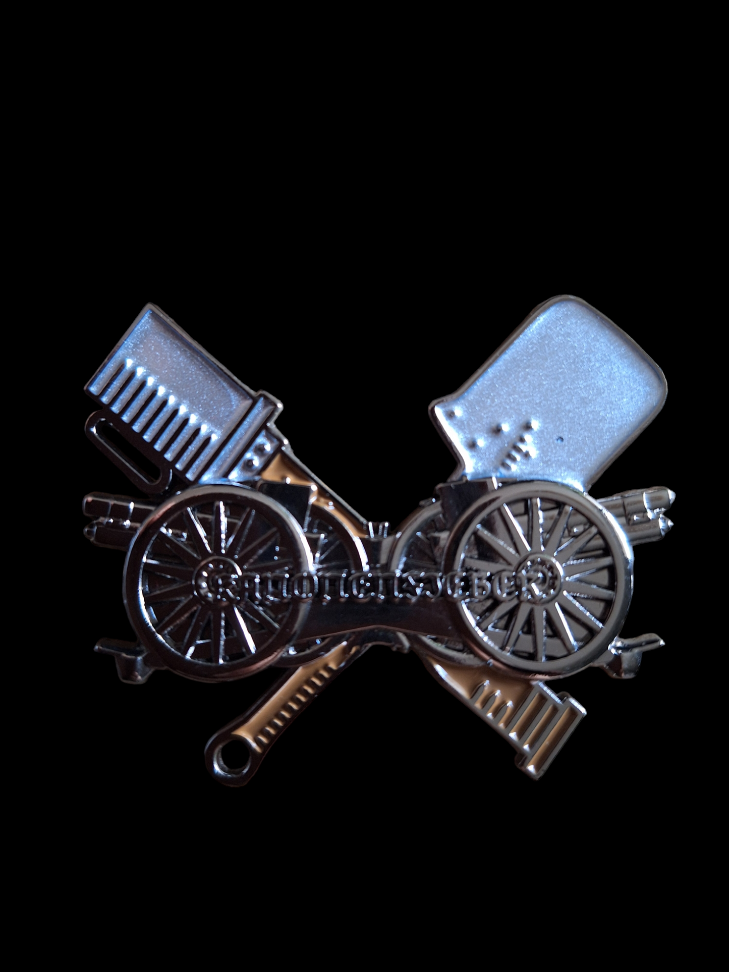Kanonenfieber "Spade und Granaten" pin