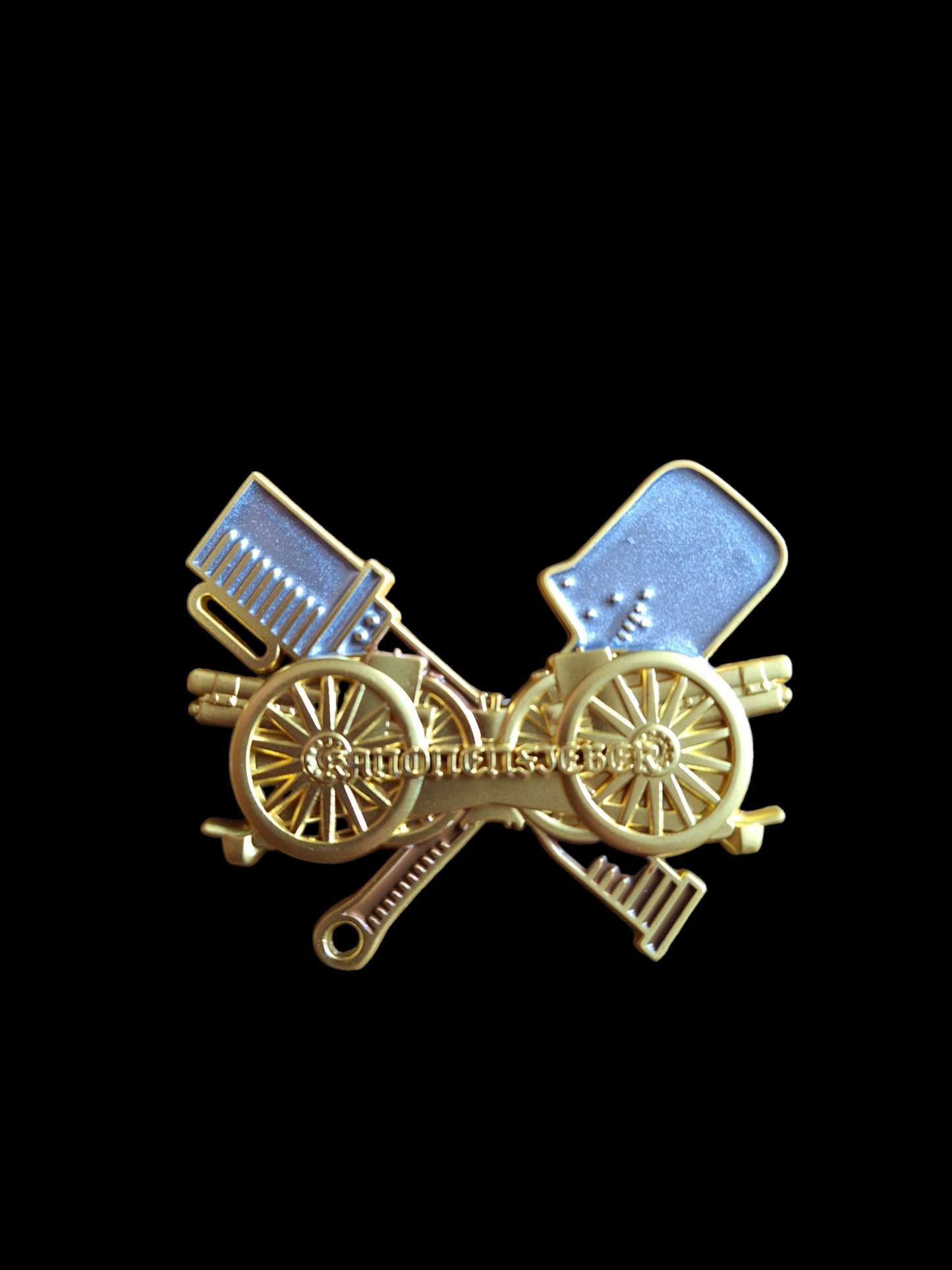Kanonenfieber "Spade und Granaten" pin