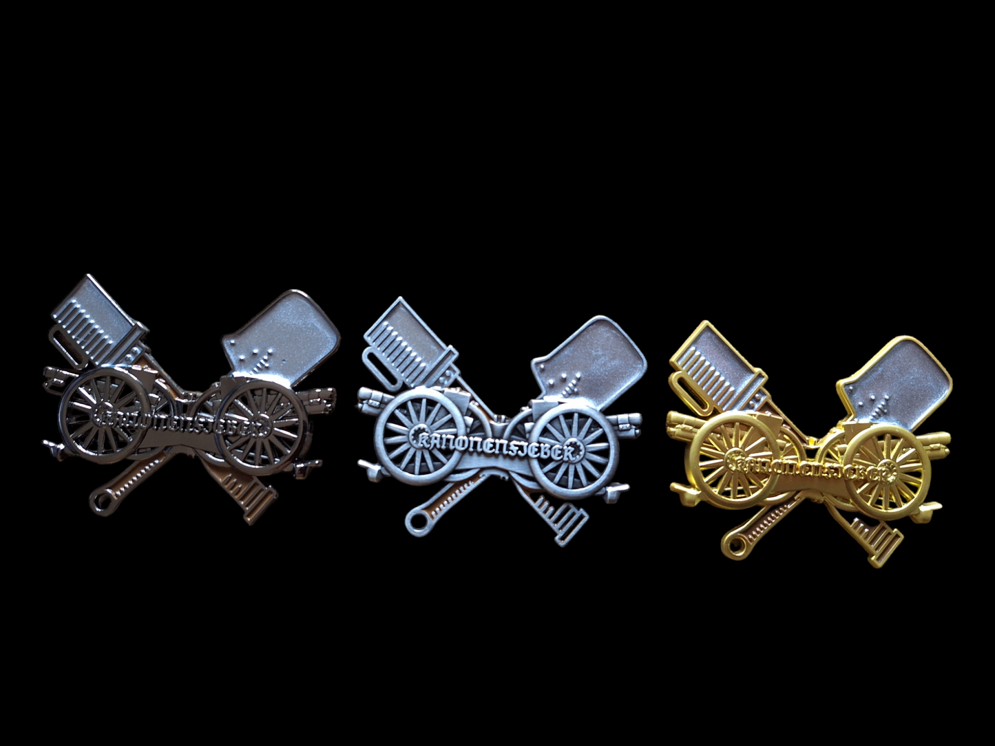 Kanonenfieber "Spade und Granaten" pin