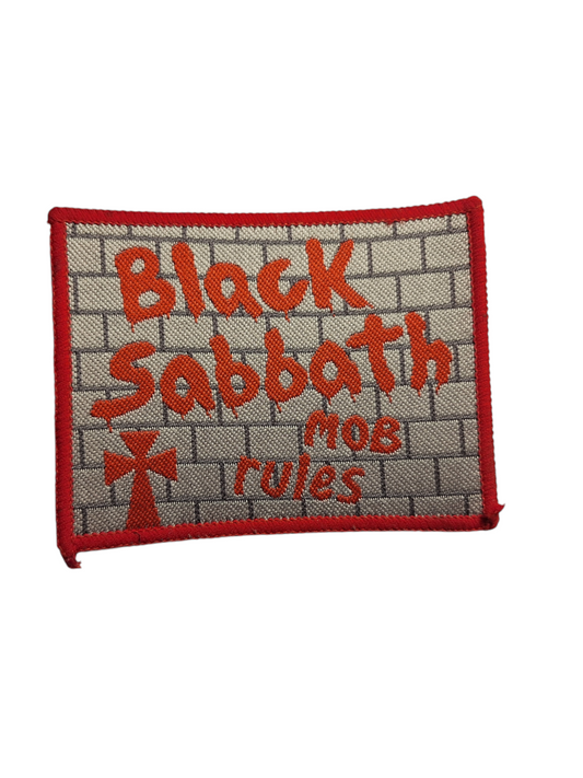 Black sabbath mob rules bricks red