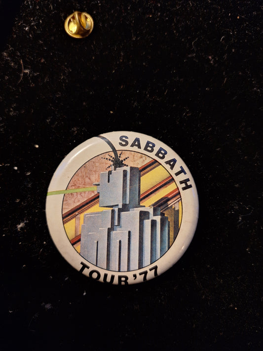Black sabbath tour button set