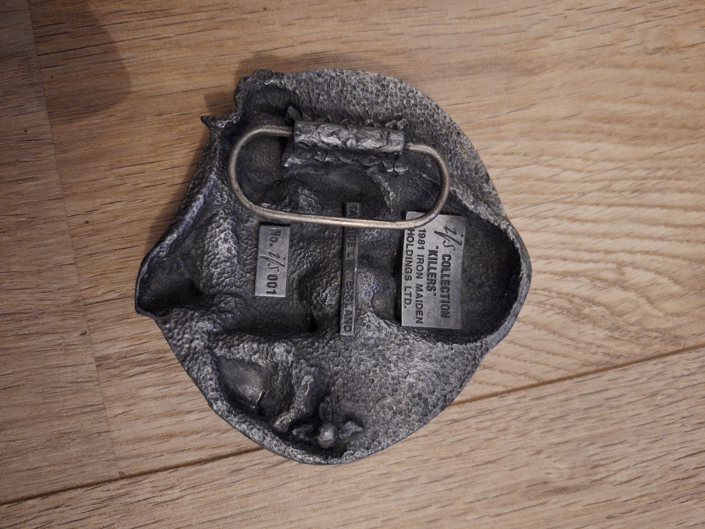 Iron Maiden belt buckle