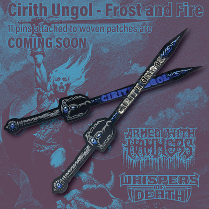 Cirith Ungol - Frost and Fire sword sword patches