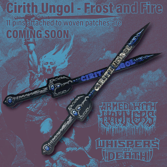 Cirith Ungol - Frost and Fire sword sword patches
