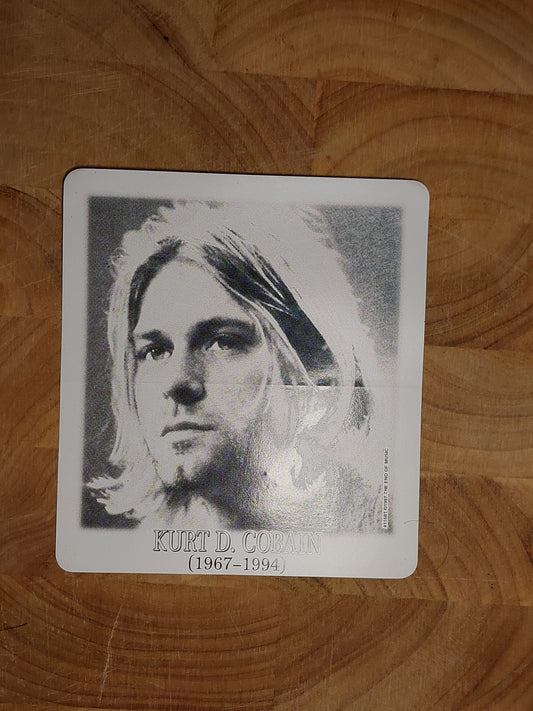 Kurt cobain sticker