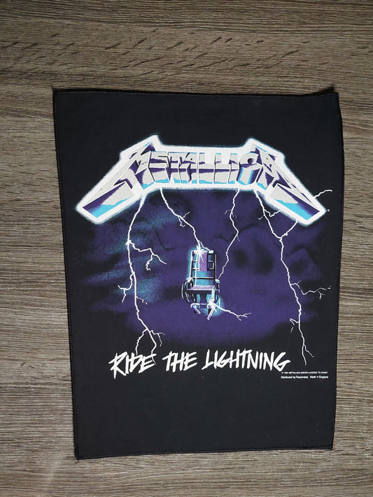 Metallica - Ride the lightning backpatch