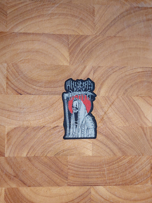 Whispers of death label patch reaper