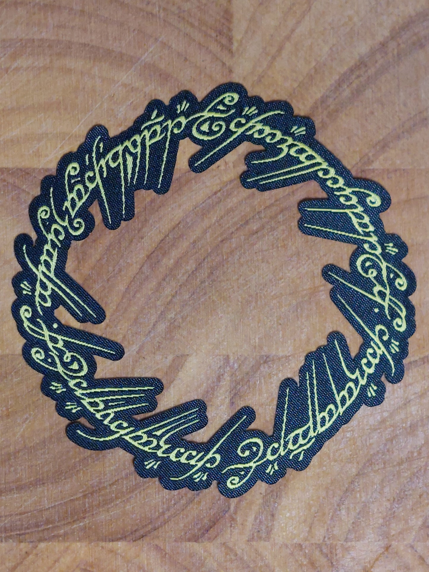 Ring inscription patch