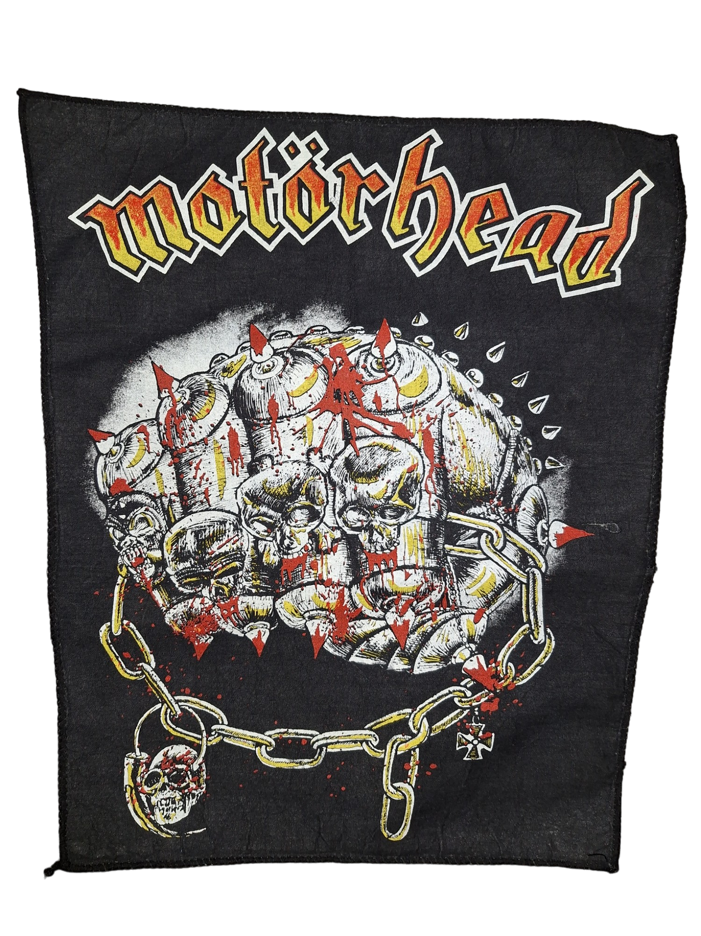 Motorhead iron fist backpatch