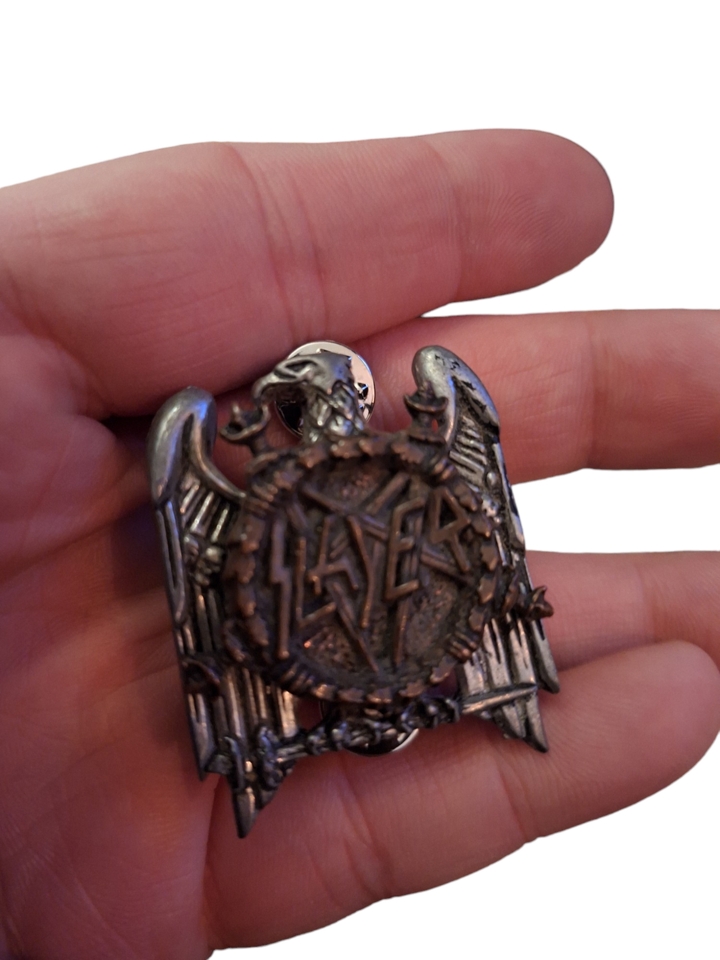 Slayer eagle pin