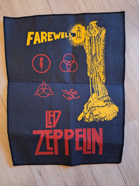 Led zeppelin farewell backpatch