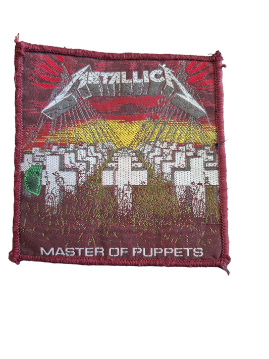 Metallica master of puppets red