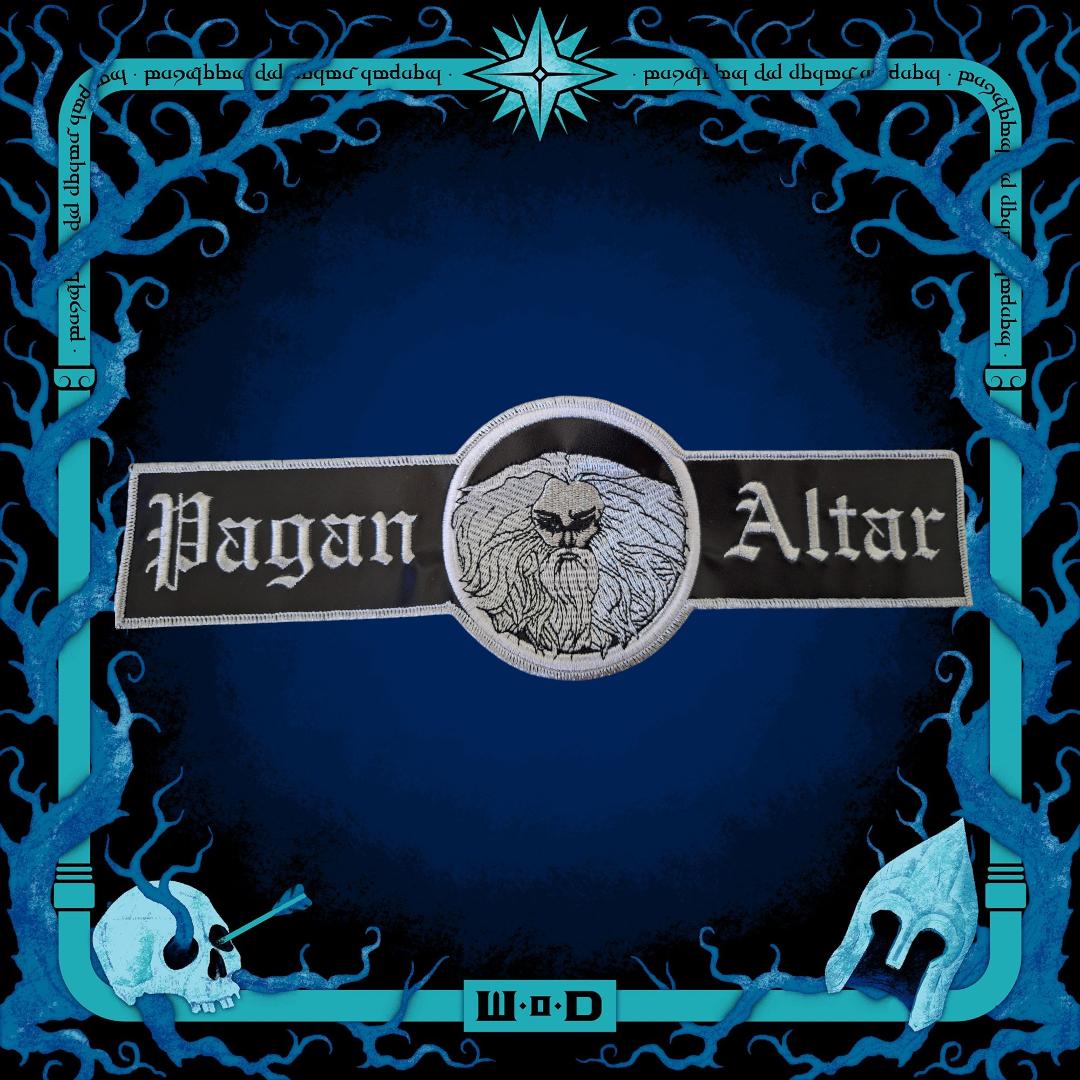 Pagan Altar - Leather logo