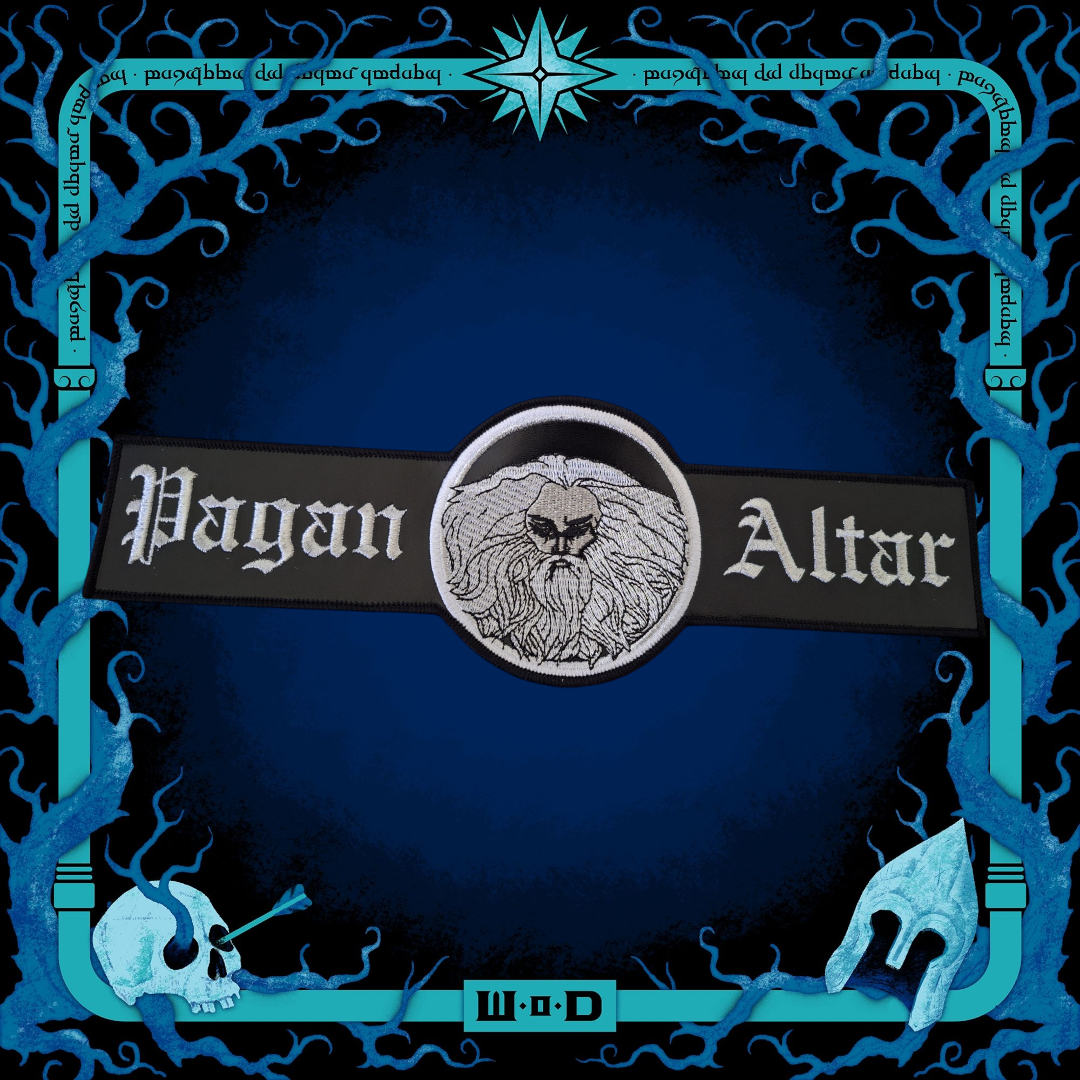 Pagan Altar - Leather logo