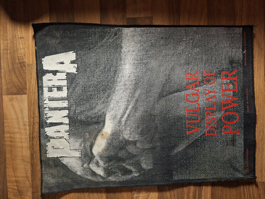 Pantera vulgar display of power backpatch