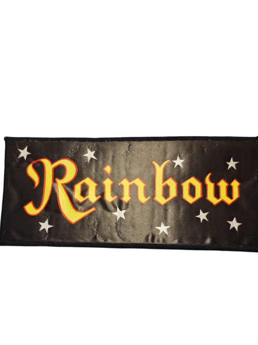 Rainbow satin logo