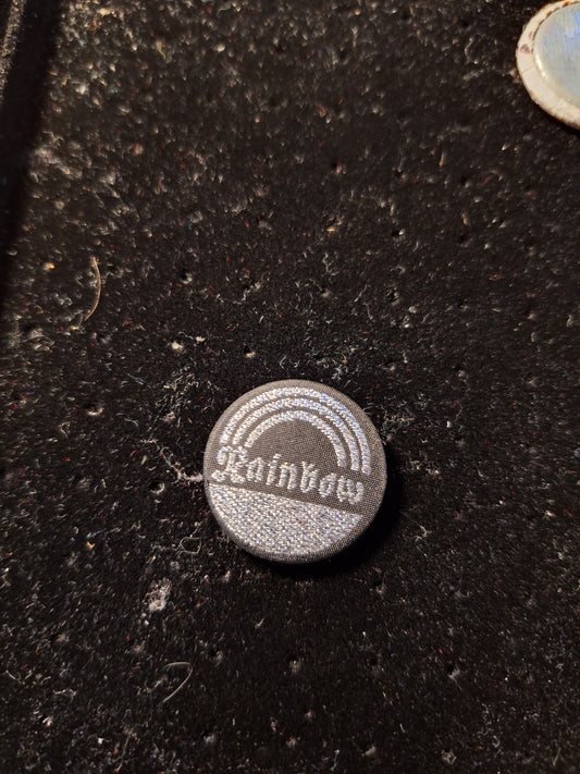 Rainbow cloth button