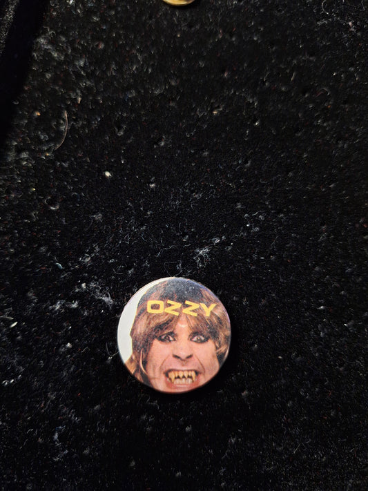 Ozzy osbourne button