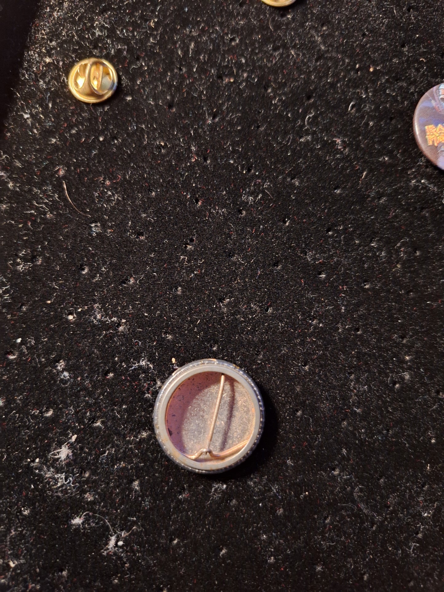 Iron maiden button 4