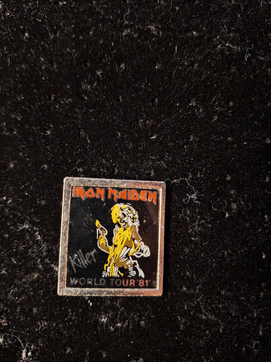 Iron maiden killers badge