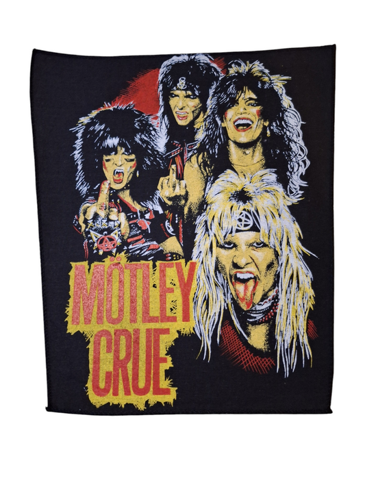 Motley crue band backpatch 2