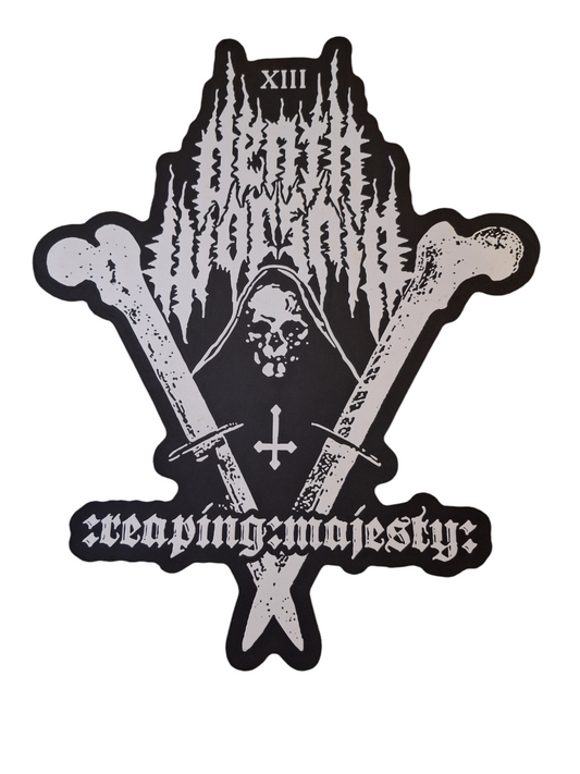 Death Worship leather backpatch