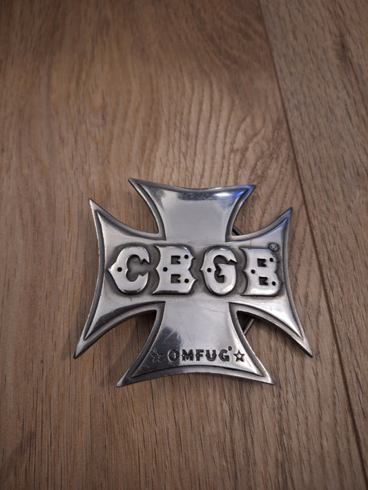 CBGB belt buckle