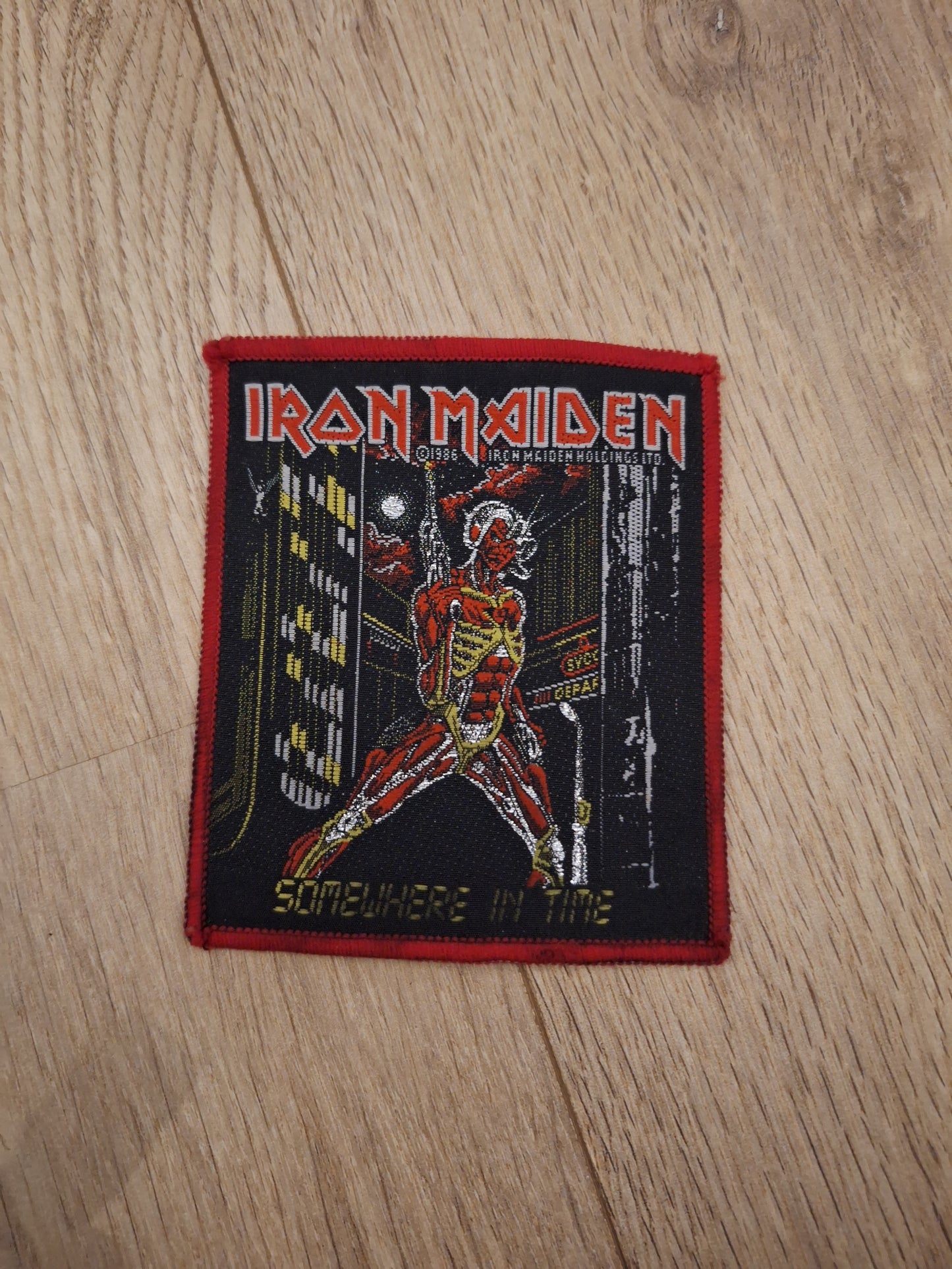 Iron Maiden Somewhere in Time Red border 2