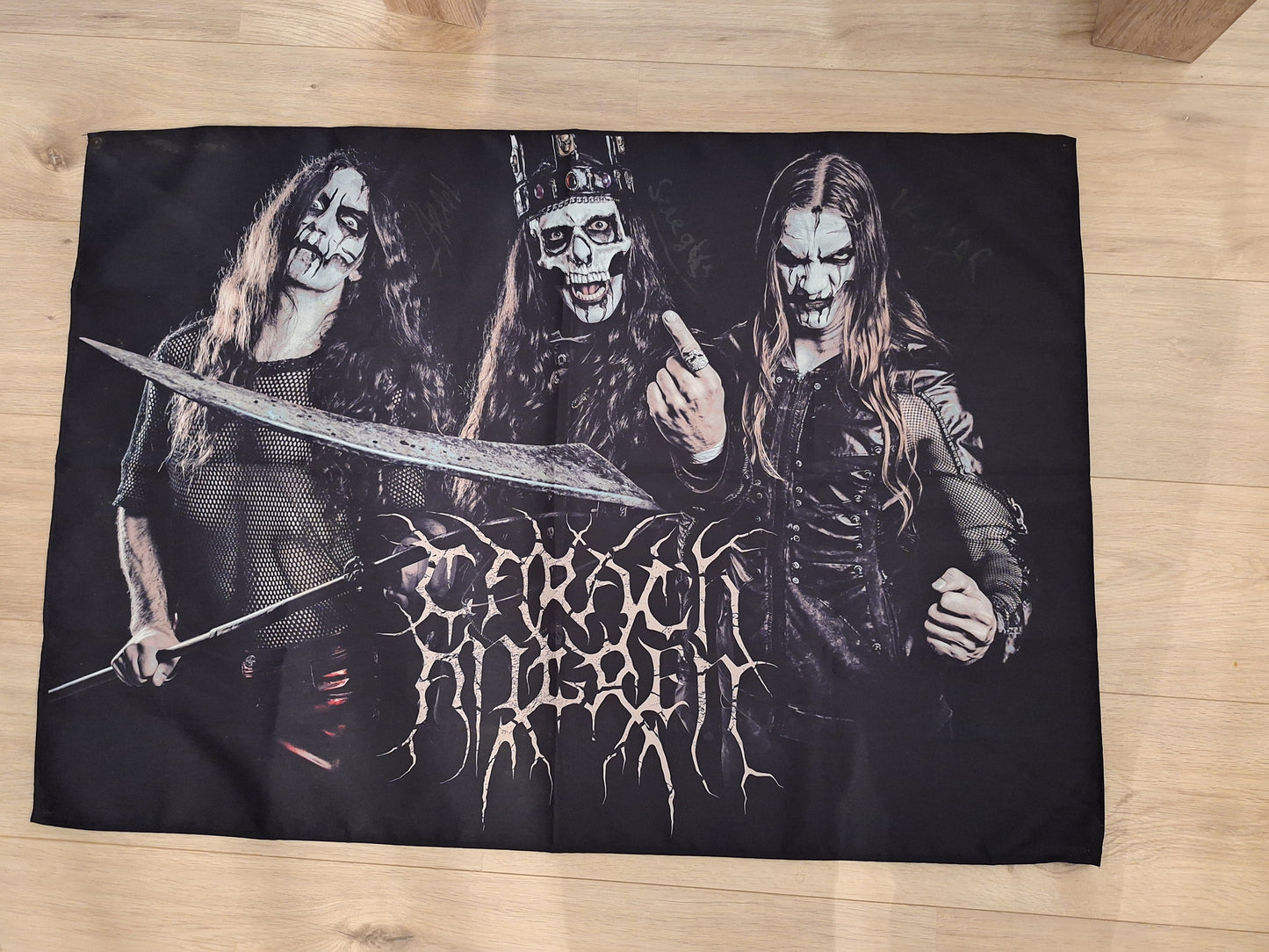 Carach angren signed flag