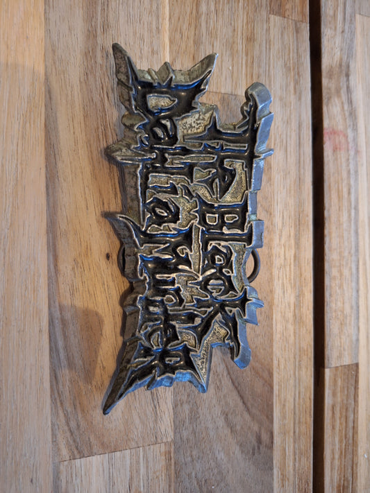 The black dahlia murder belt buckle